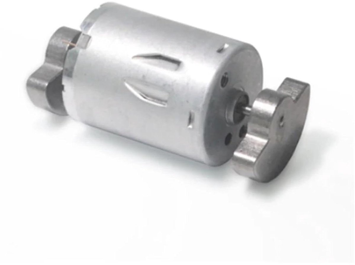 DC Motor - Trilmotor - Apparaten Aandrijven - Dubbele Kop Ontwerp - 6000 RPM - Zilverkleurig
