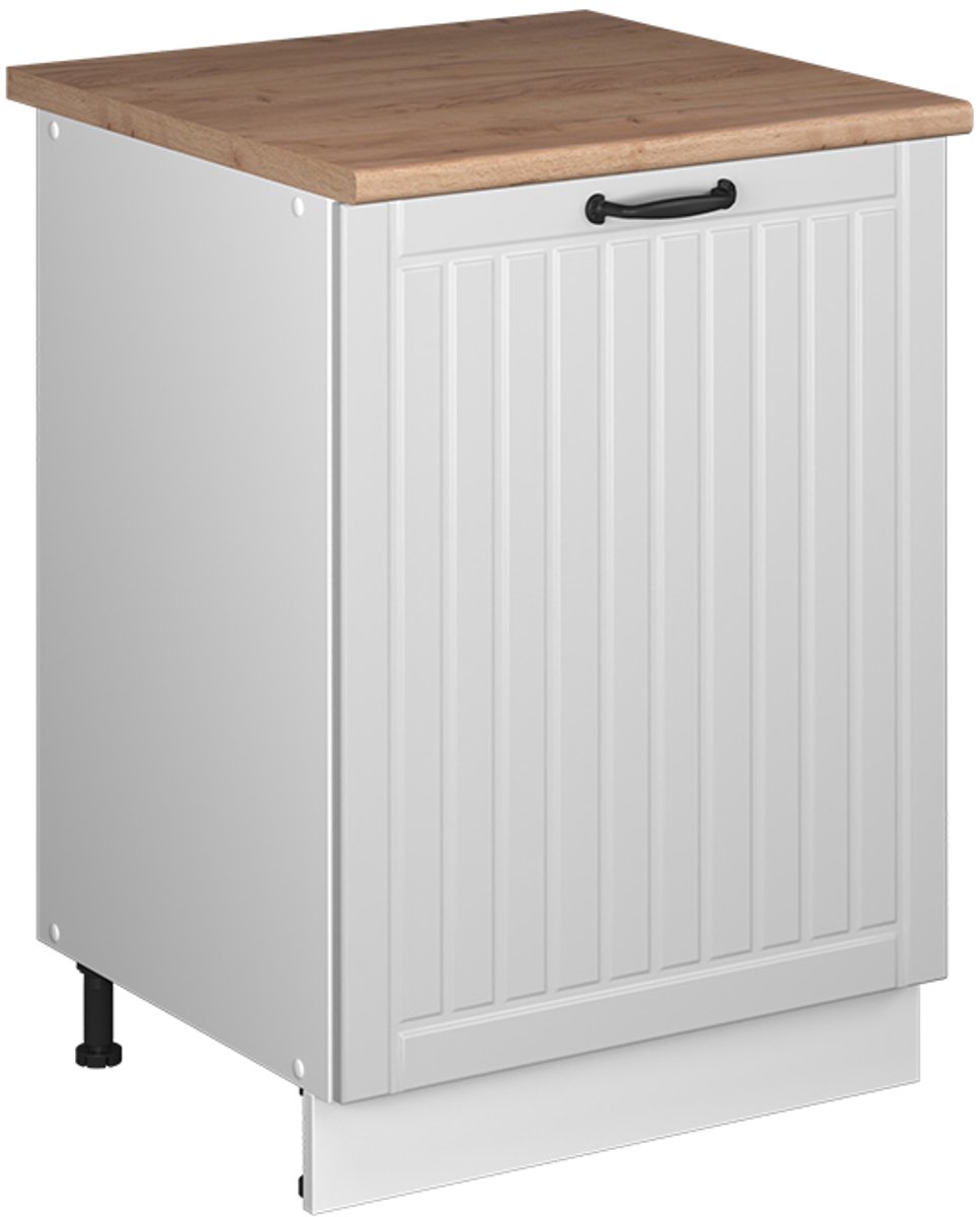 Vicco Wastafelkast Fame-Line, Wit Landhuis/Wit, 60 cm