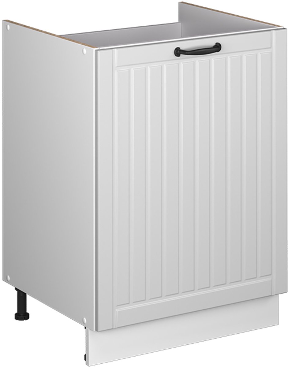 Vicco Wastafelkast Fame-Line, Wit Landhuis/Wit, 60 cm