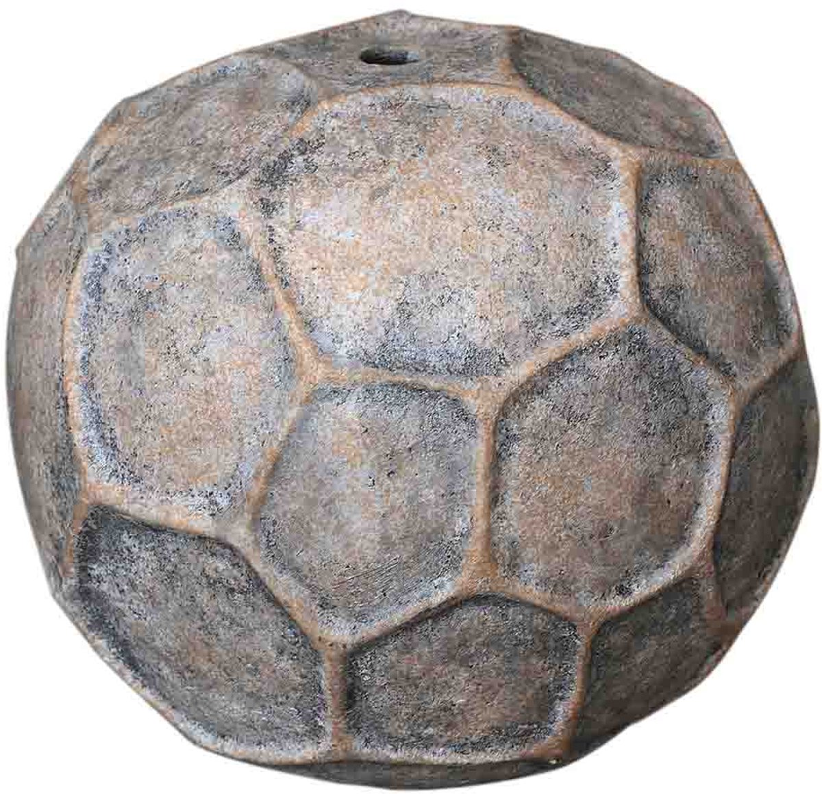 PTMD Julis Beige Cement Vase Round Circle Design