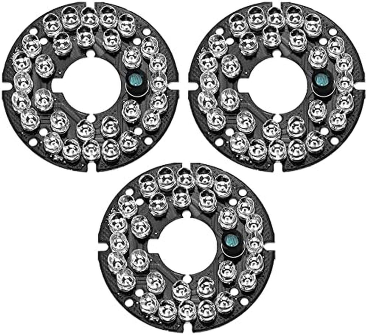 IR Infrarood Board - Nachtzicht Lamp - CCTV Camera Verbetering - 30 LEDs 850nm - 53 mm Buitendiameter - Niet gespecificeerd