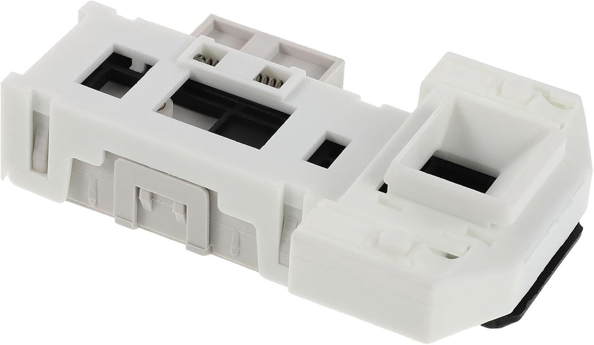 Wasmachine Deurslot Schakelaar Wasdeur Vergrendeling Veilig Wassen Verhoogde Duurzaamheid 8.3 x 5 x 2 cm Beige
