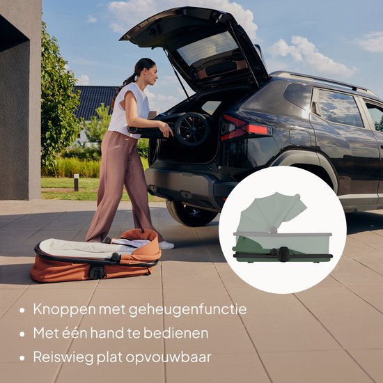 Lionelo Layla 2in1 Kinderwagen XXL Set – Reiswieg & Wandelwagen – Grote All-Terrain Wielen met Vering – XXL Zitje tot 22 kg – Panoramische 3D-Ventilatie – AiryDots Matras – Eenhandige Bediening – UPF50+ – Complete Accessoireset