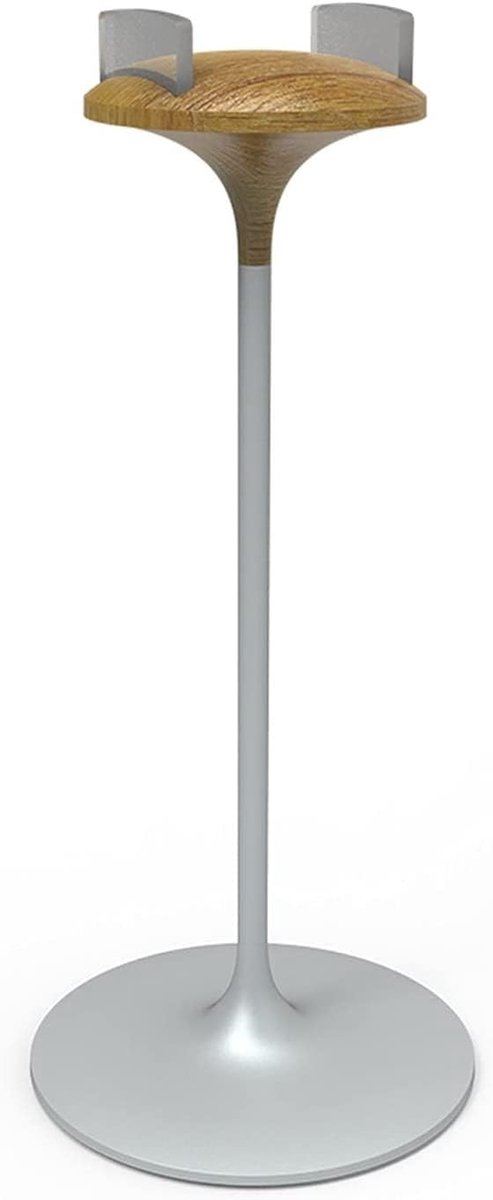 Hoofdtelefoonstandaard - Headset houder - Bureau organiseren - Stabiele aluminium basis - 120x120x265 mm - Zwart