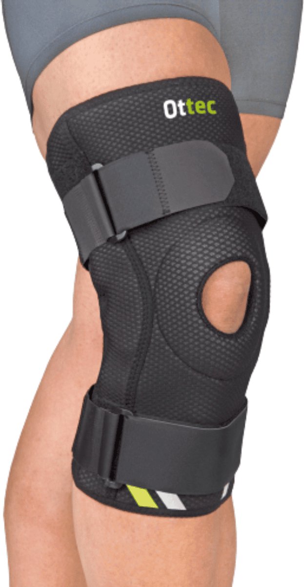EMO Ottec Kniebrace met Scharnieren - L - Zwart