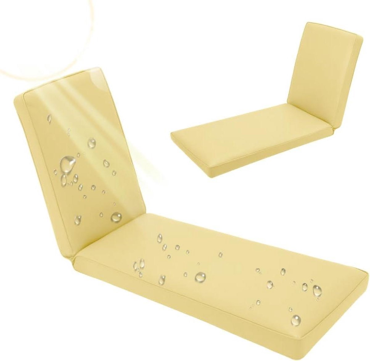 Ligstoelkussen - Tuinkussen - Buiten Ontspannen - Waterdicht & Dik - 178 x 59 cm - Meerdere kleuren