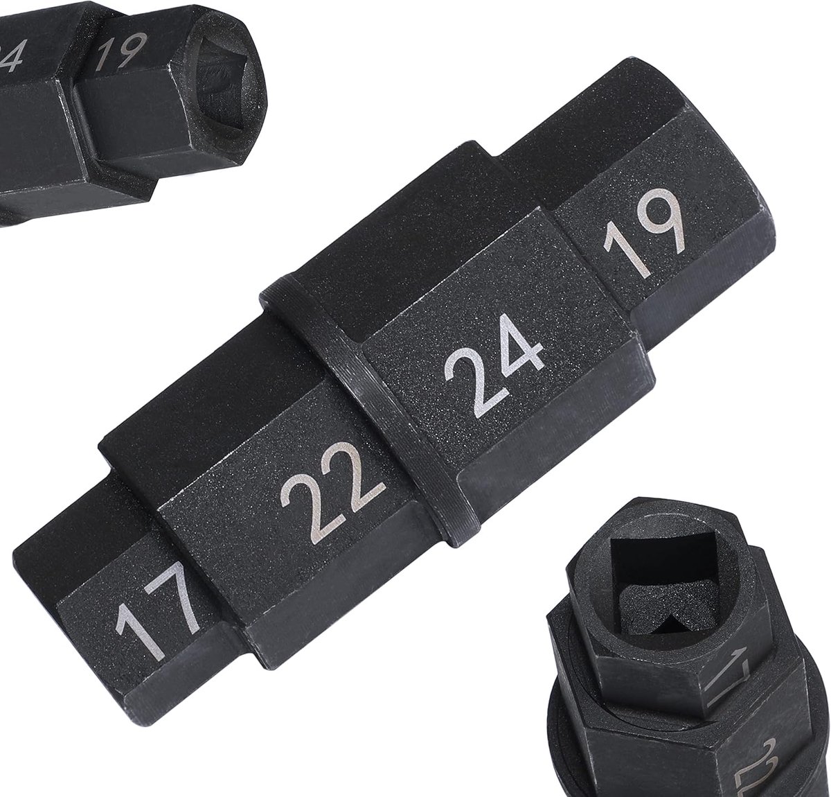 SnelShoppen - DPTOOL Motorfiets Hexagonale As Motor Vooras Gereedschap 3/8 inch, 17mm, 19mm, 22mm, 24mm, Hex Pin Driver - Hoogwaardige Precisie en Duu