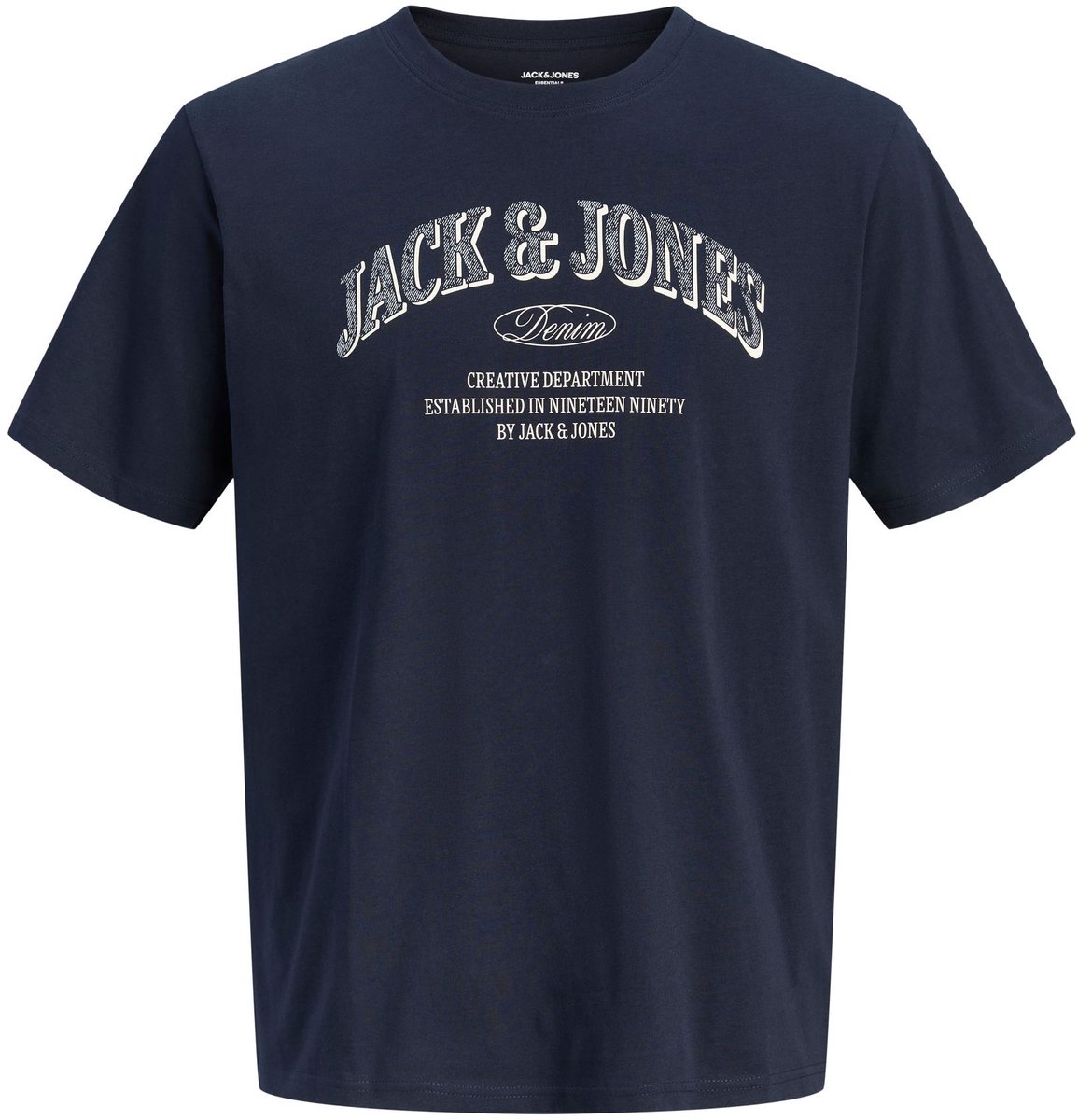 JACK & JONES PLUS - JJEDENVER LOGO TEE SS O-NECK SN PLS Heren T-shirt