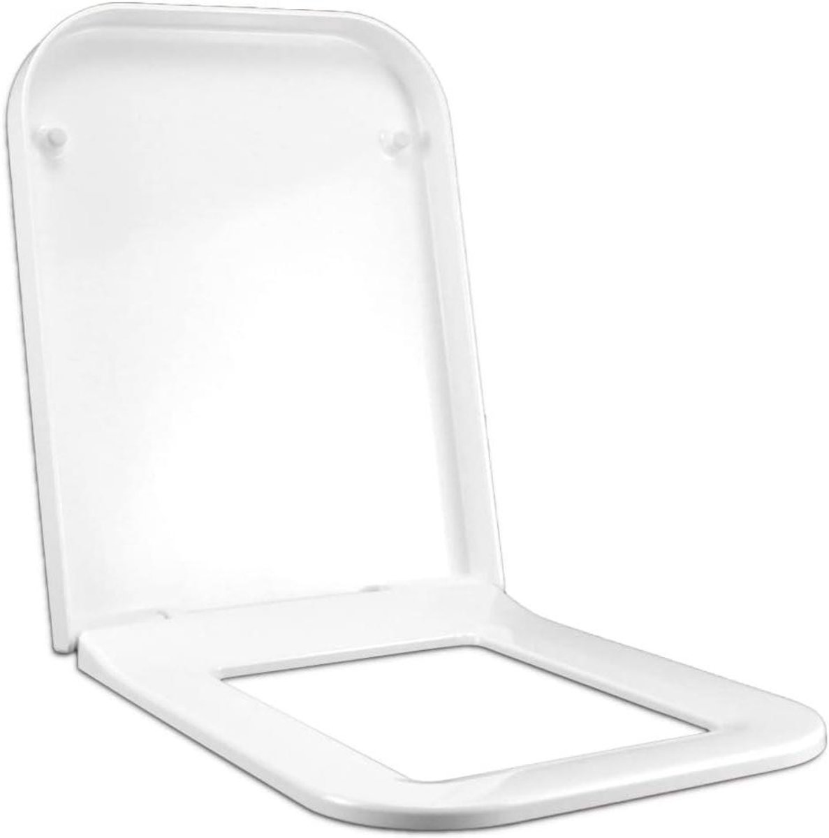 Toiletbril - WC Deksel - Badkamer Vernieuwen - Soft Close Scharnieren - Langwerpig - Wit