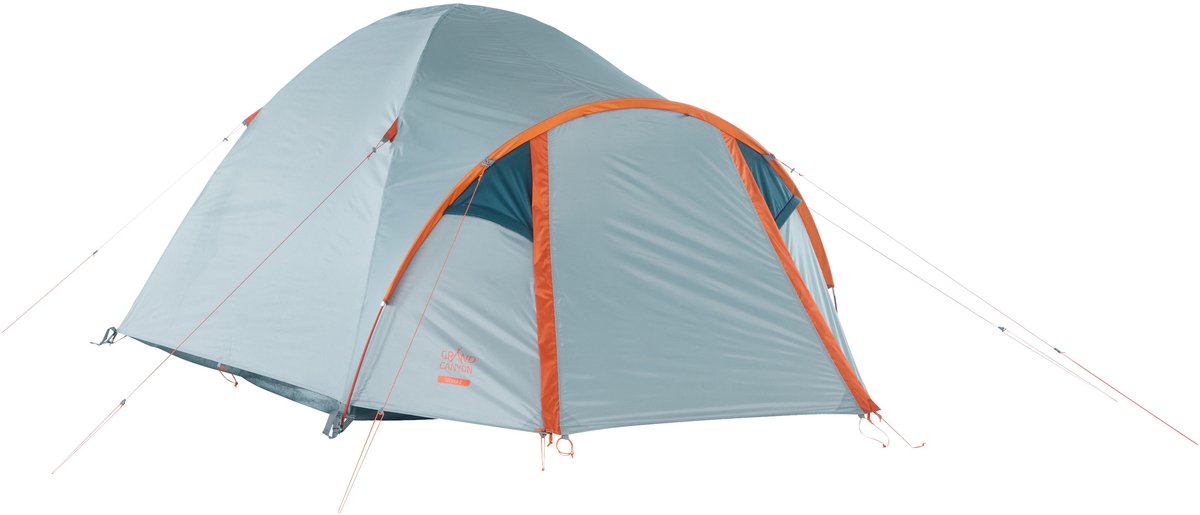 GRAND CANYON Zelt TOPEKA 2 Trekkingzelt – Leichtes 2-Personen Kuppelzelt mit Apsis und GrandFlow Belüftung