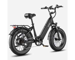 FAFREES F20 Rover Compacte 20'' Fat-Tire E-Bike – 48V 15Ah Accu, 80km Bereik, 55Nm Koppel, Hydraulische Remmen – Zwart