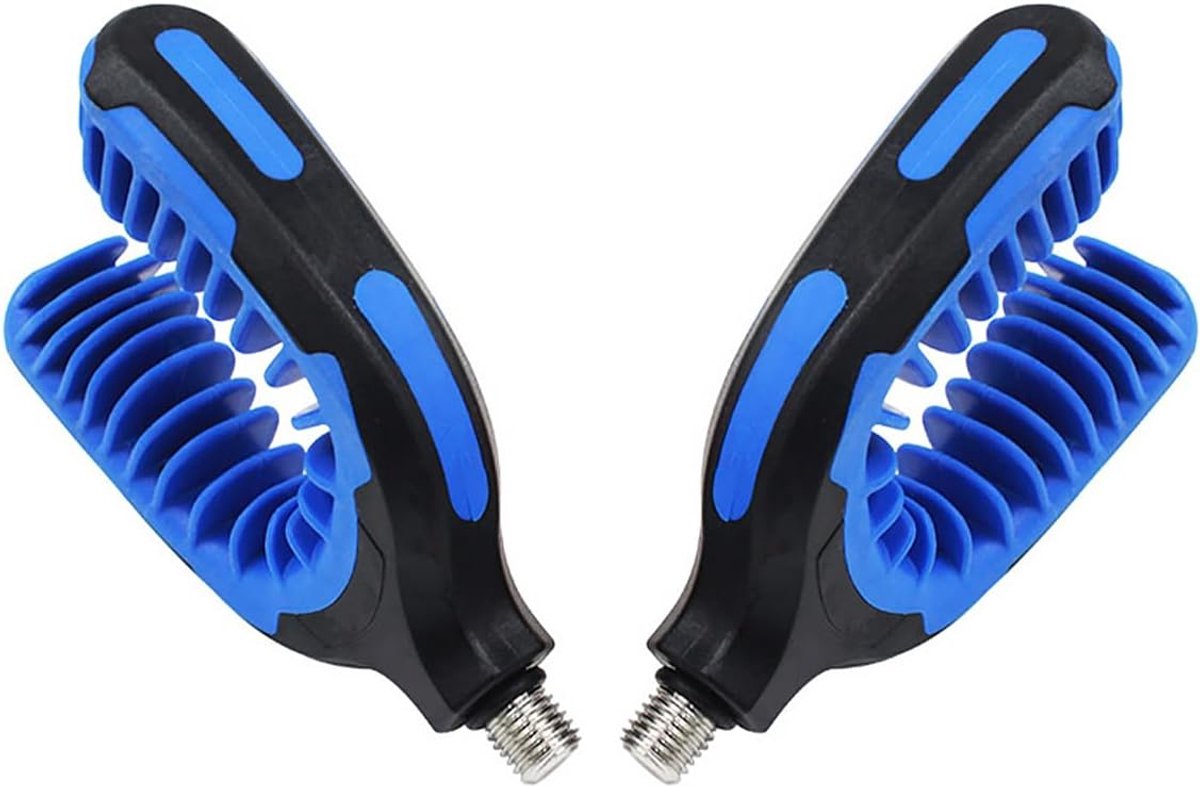 SnelShoppen - 2PCS U Rest Butt Pod Rod Rest Carp Rod Holder - Hoogwaardige Visstokhouder - Blauw - Voor Alle Vissen en Gelegenheden