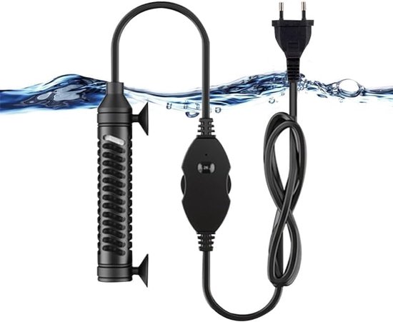 SnelShoppen - Aquarium Heater 35W/50W met Temperatuur Regelaar en Oververhittingsbeveiliging voor 1-20L Aquaria - Perfect voor Schildpadden en Vissen