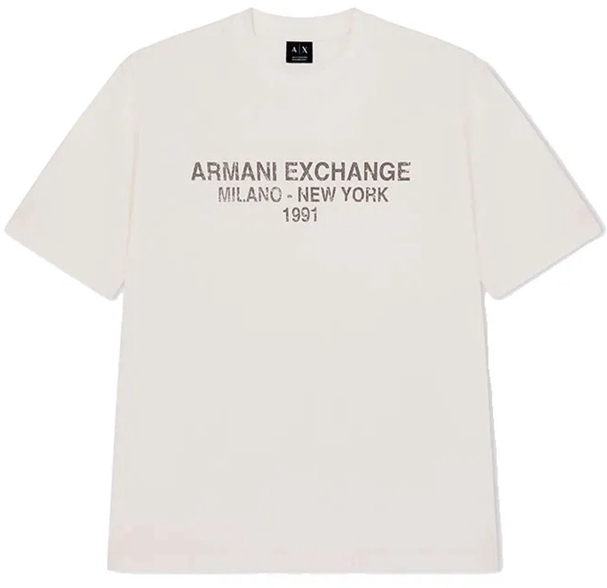 Armani Exchange Xm003404_af16283 T-shirt Met Korte Mouwen Wit L Man