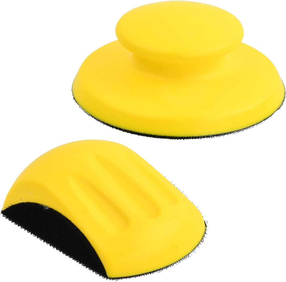 Thijox - 2 stuks Klittenband Schuurblok 5 inch - 125 mm Schuurblokken voor Houtbewerking, Meubelrestauratie, Automotive - Duurzame Orbital Sander Disc