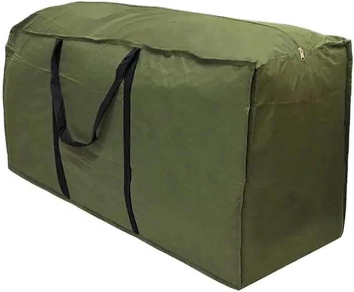 Opbergtas Tuinmeubelen - Beschermhoes Kussens - Opbergen Buiten - Waterdicht Oxford Stof - 173 x 76 x 51 cm - Groen