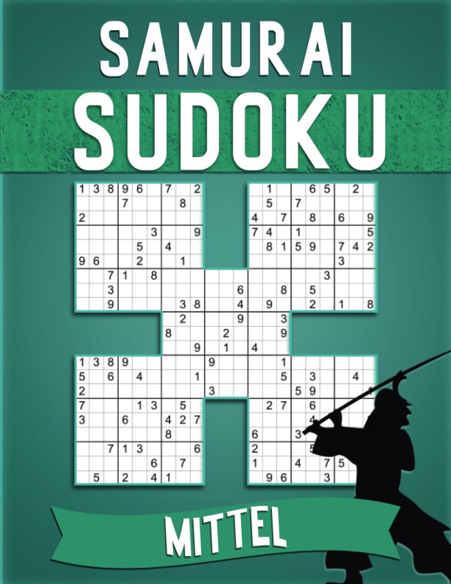 SnelShoppen - 250 Sudoku Samurai voor Volwassenen - Grootdruk, Ideaal voor Senioren, Met Oplossingen - Perfecte Cadeau voor Grootouders en Puzzelliefh