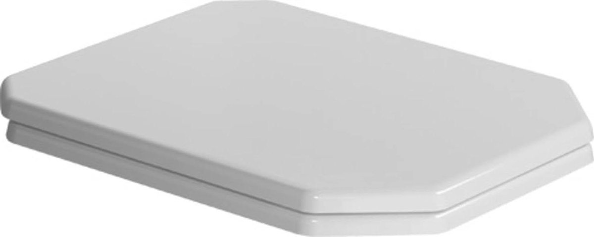 Toiletbril - WC-bril deksel - Badkamer vernieuwen - Soft-close mechanisme - 36x44 cm - Wit