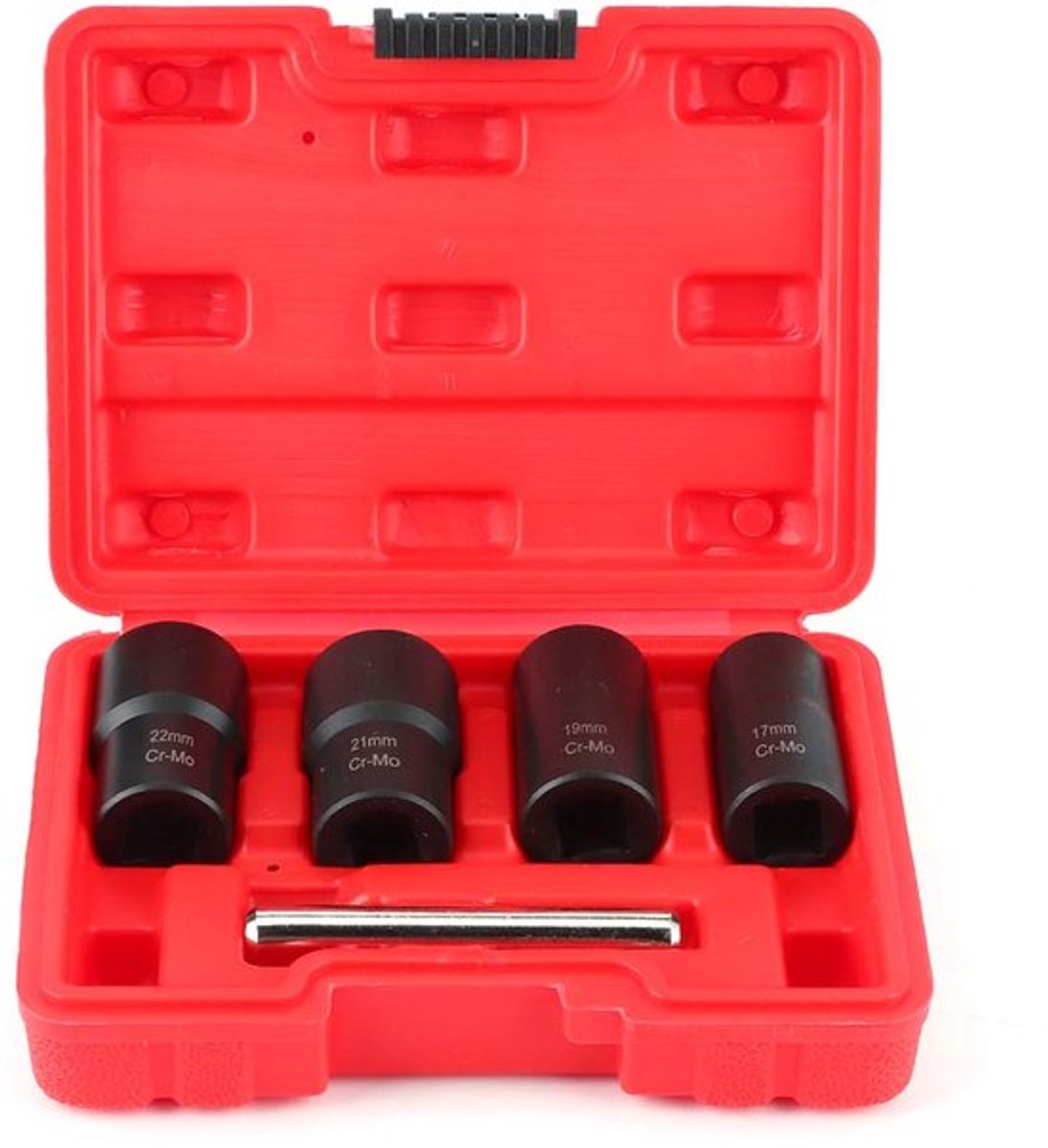 5 stuks / Set moer Lock Remover beschadigd 1/2 in Drive Size Twist Socket Straight Bar Set