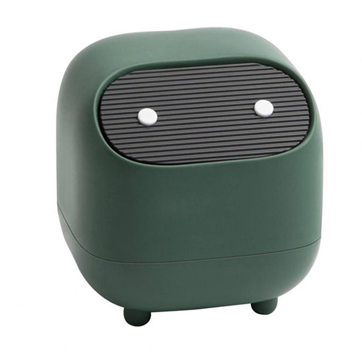 Dubbele Laag Push-type Mini Desktop Afvalbak - Effectief Geuren Isoleren - Keuken Badkamer Bureau