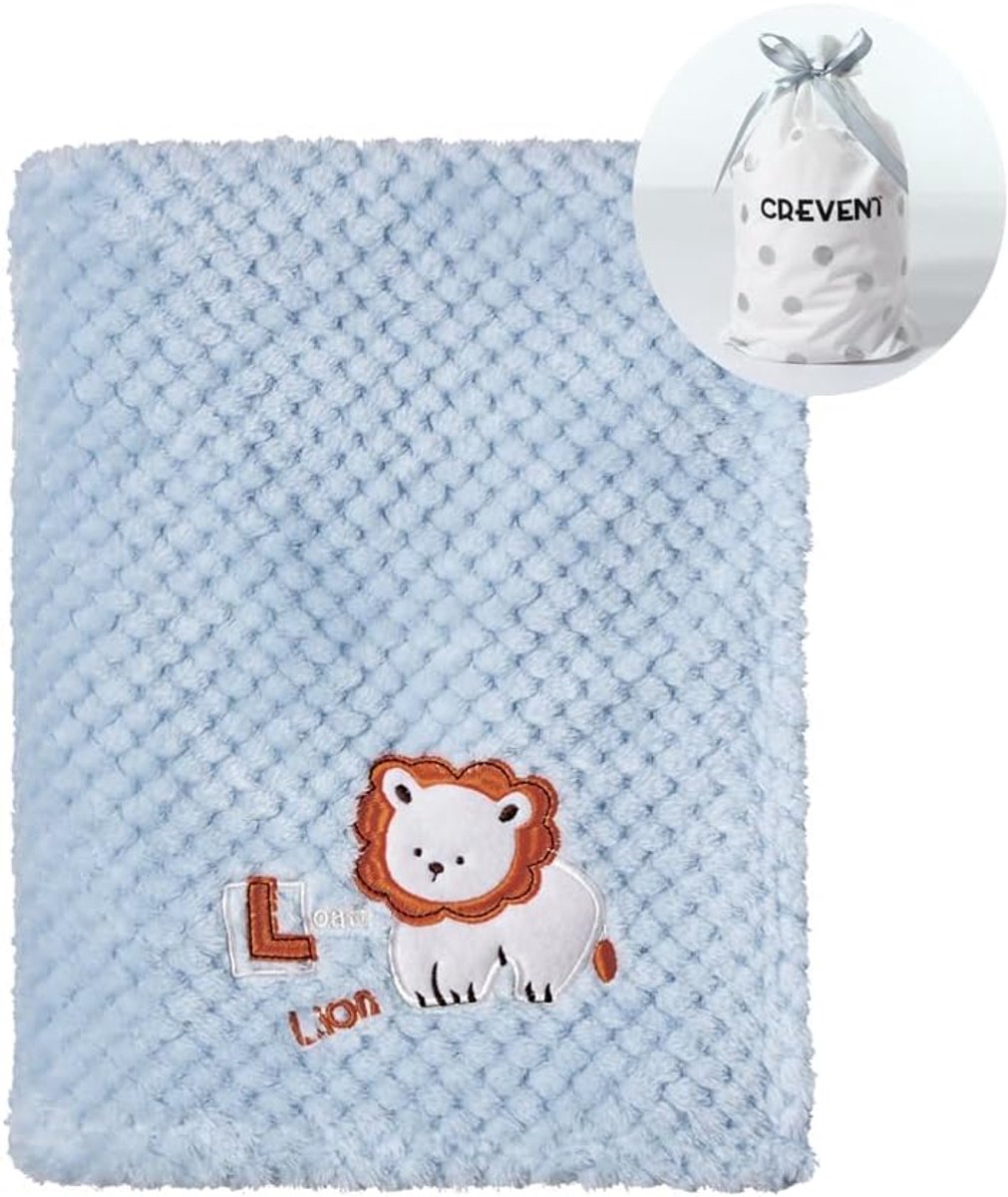 SnelShoppen - 75 cm x 100 cm Pluizige Warme Babydeken voor Meisjes en Jongens - Ideaal Peuters Beddengoed voor Kinderwagen, Babyshower, Verjaardag, Pa