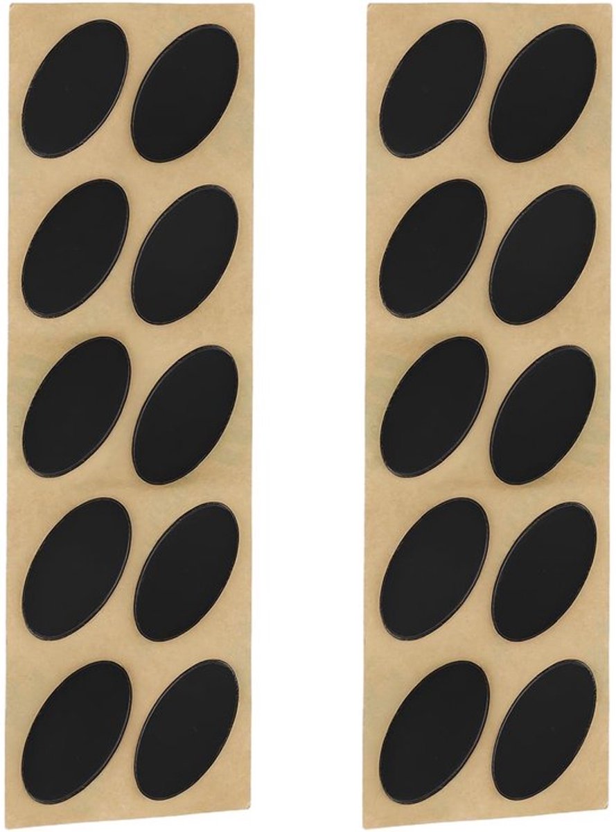 20 stuks muis PTFE-glijders compatibel met Logitech M500 MX610 MX620 16,8 x 9 mm