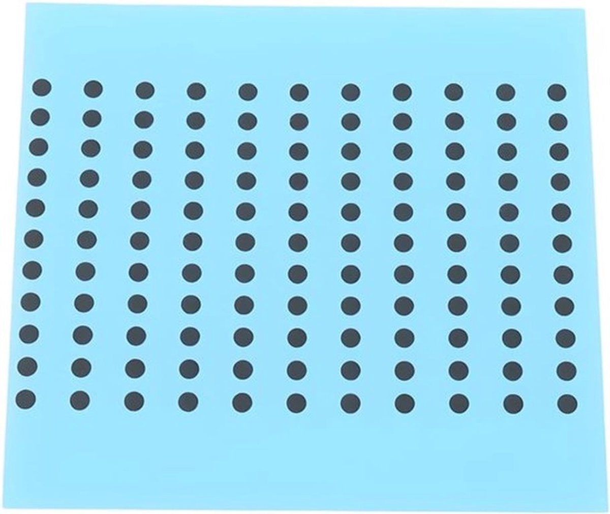 1 vel 3 mm ronde geleidend-knoppenpads - Geschikt voor herstel van functionaliteit - Afstandsbediening en controllerknoppen