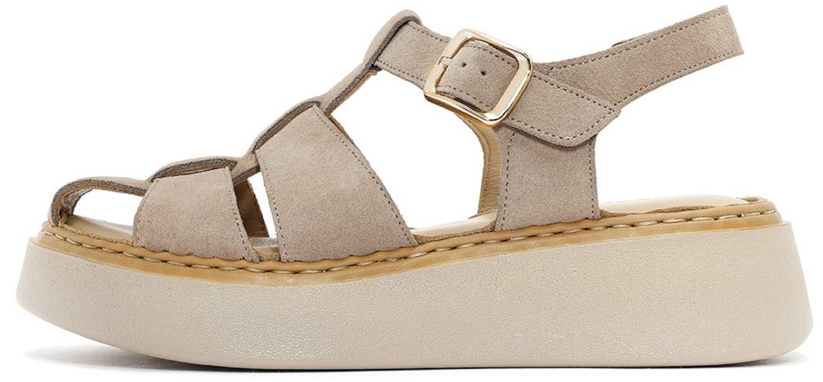 DERIMOD Sandals Suede Leather Sandals