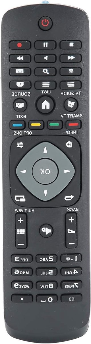 Universele Afstandsbediening - Vervangende Controller - TV Bediening - Directe Kanaaltoegang - 8 Meter Bereik - Zwart