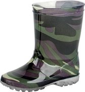 Groene peuter/kinder regenlaarzen leger - Rubberen leger print laarzen/regenlaarsjes voor kinderen 21