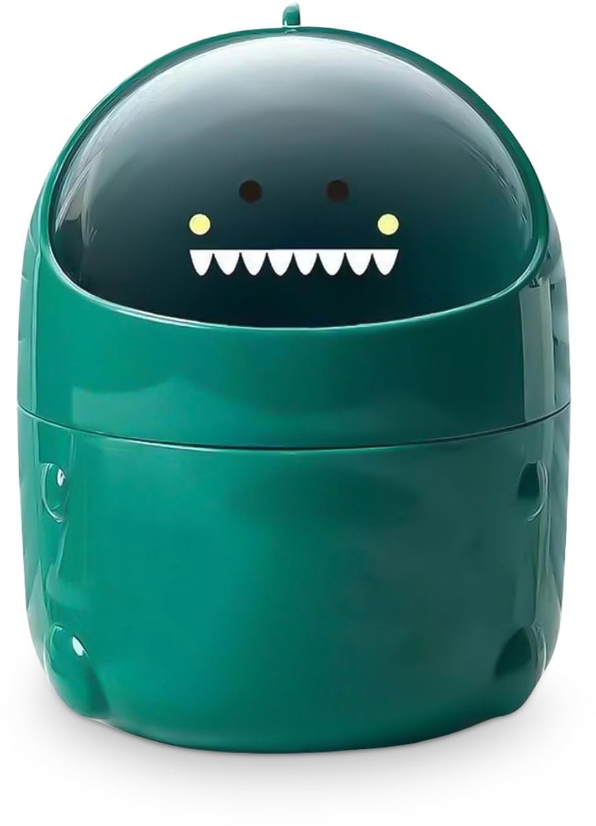 Mini Tafel Prullenbak - Schattige Opberger - Bureau Organisatie - Dinosaurus Design - 12 cm Hoog - Meerdere Kleuren