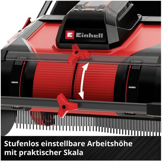 Einhell 3414185 Loofverzamelaar Werkbreedte 550 mm Softgriff, Zonder accu, Zonder lader — afbeelding 4