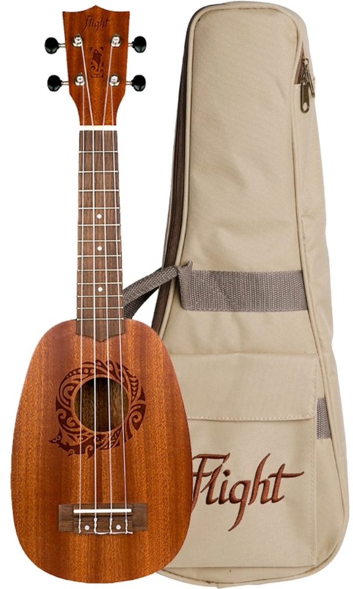 Ukulele Sopraan - Ananasvorm - Volle toon - Perfect voor beginners - ShopVlot