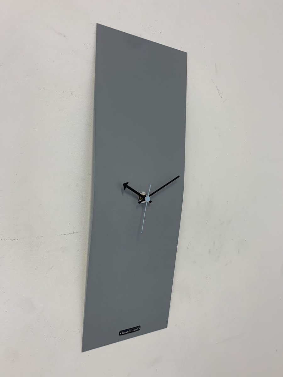 Wandklok Brooklyn New York Modern Design GRIJS