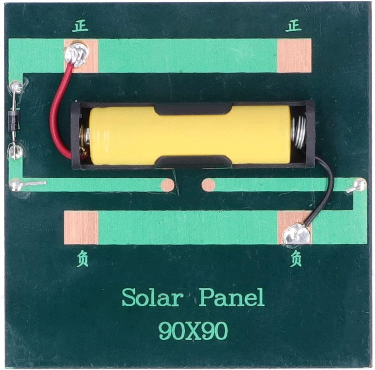 Solar Panel Charger Cell Charging Board 1W DC2V for 1.2V AA Batteries Power Supply - ShopVlot