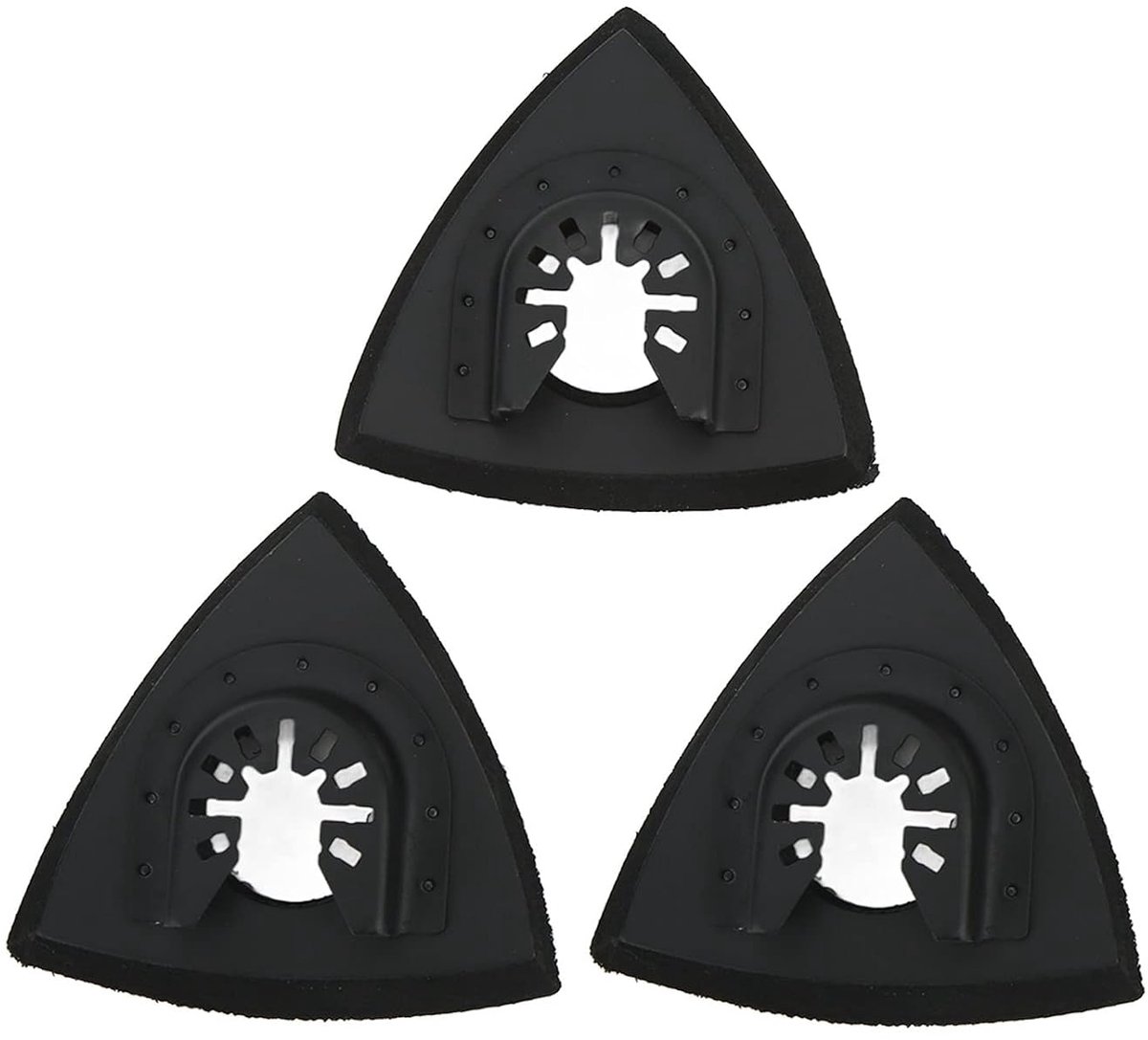 3-Piece Oscillating Multitool Sanding Sole, Miltitool Triangle Quick Release Kit for Replacement - ShopVlot