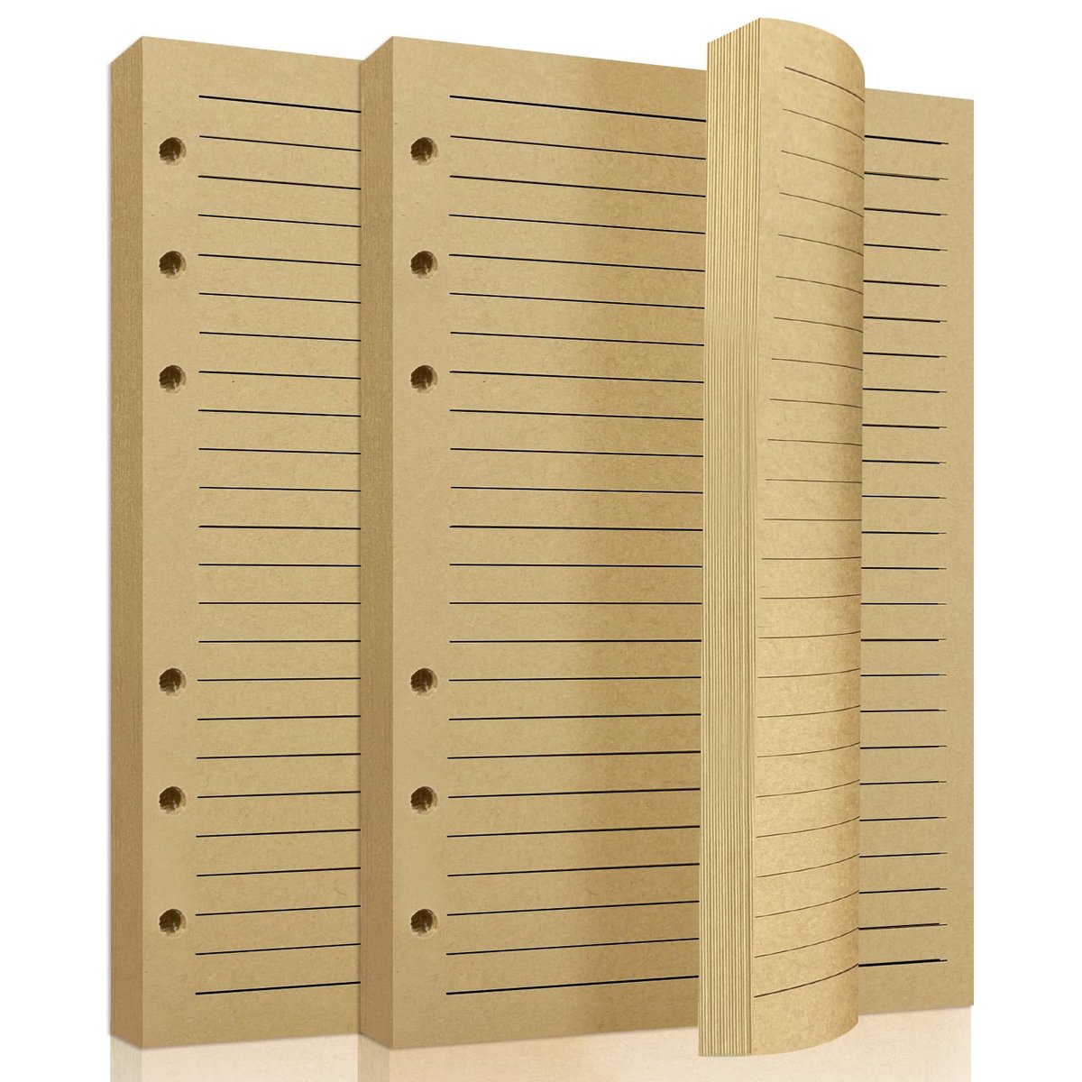 Notitieboek navulpapier A5 - gelinieerd kraftpapier - 135 afbeeldingen - ideaal voor notities - ShopVlot
