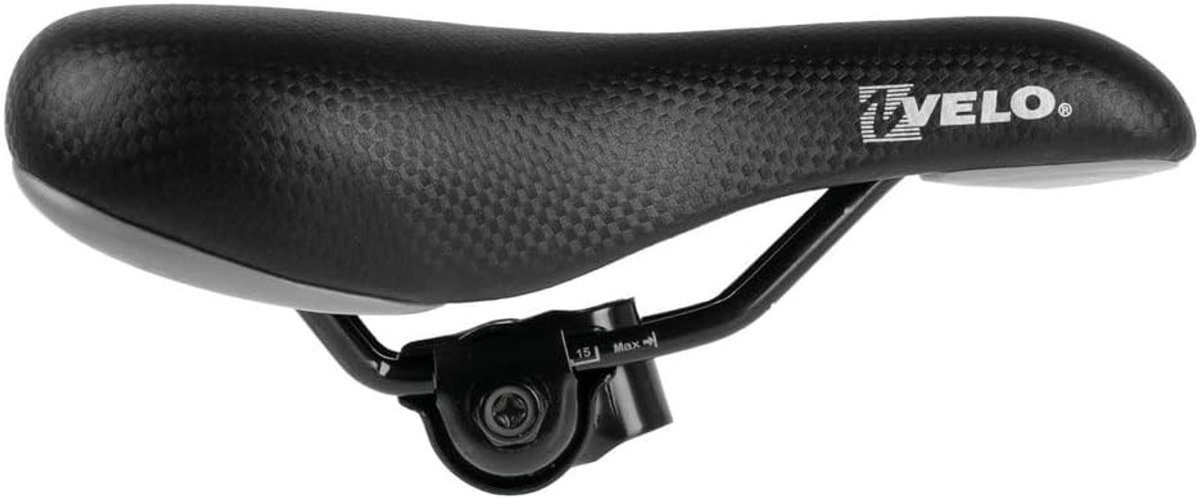 Junior Fietszadel - Meerkleurig - 227 x 145 mm - Geveerd Steunpunt met Slijtagebescherming - Voor Kinderen