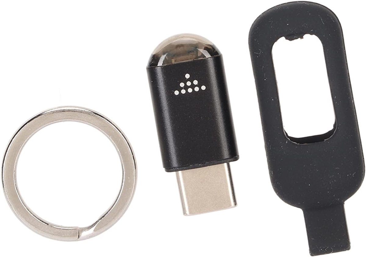 Universele IR Afstandsbediening, Plug and Play USB C Mini Slimme IR Controller met Sleutelhanger voor Airconditioning, TV en DVD Spelers