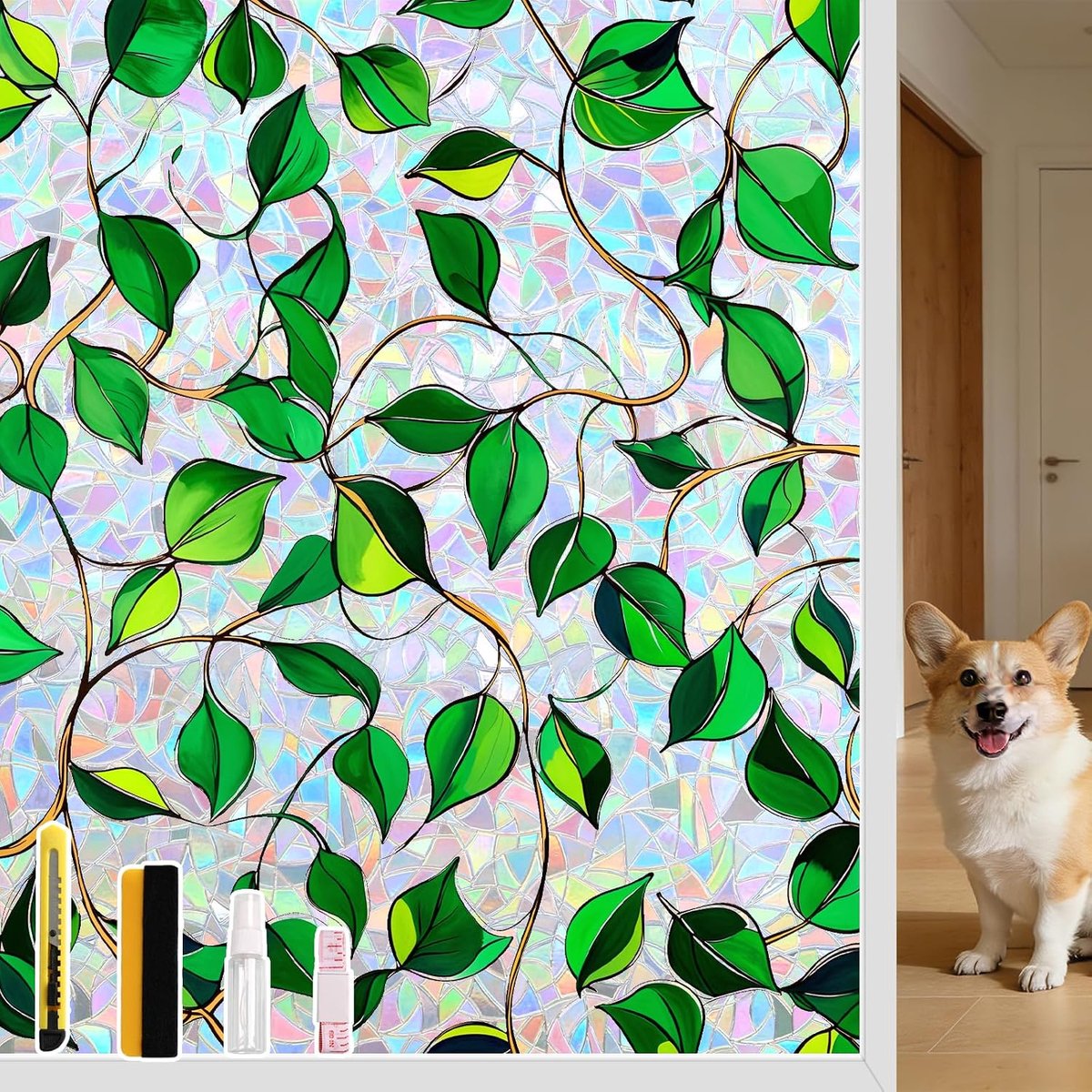 NINETREX Window Film Tinted Window Film with UV Protection and Decorative Surface for Living Room, Kitchen and - ShopVlot
