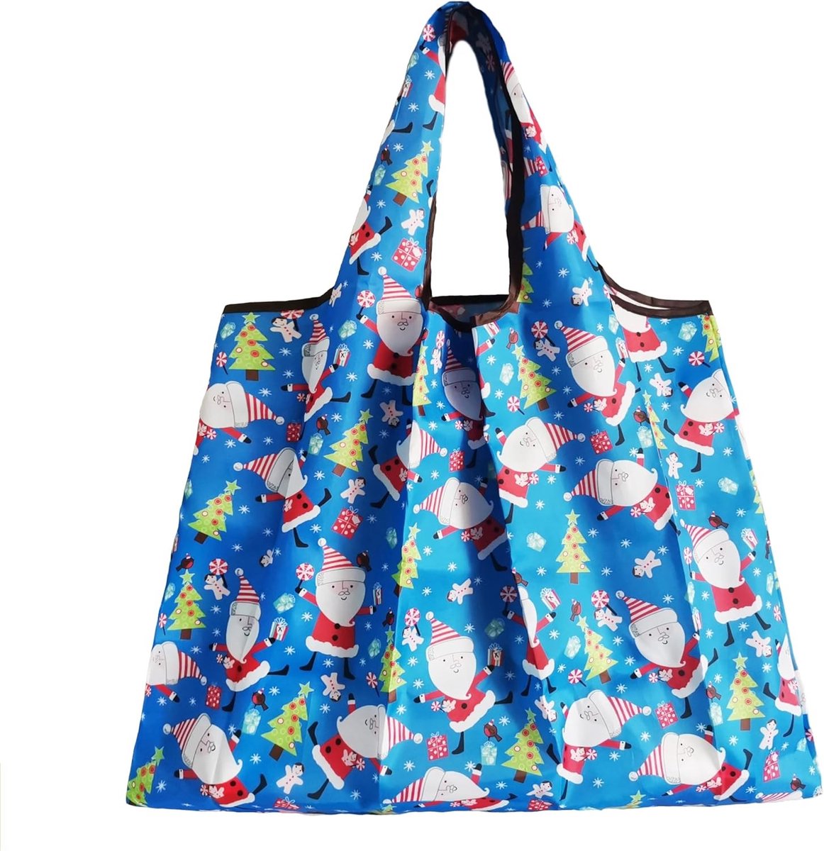 Grote Vouwbare Tas 50 x 66 cm, Herbruikbare Winkeltas, Lichtgewicht Handtas, Sneldrogend en Scheurvast voor Winkelen, Reizen en Uitjes, Geel