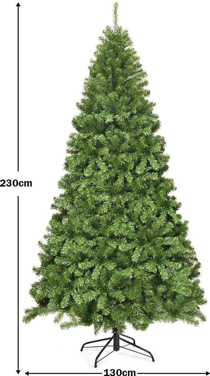 SureDeal® - Kerstbom - Kunstkerstboom - Metalen Standaard Premium - Binnen - Buiten Decoratie Groen - Naturel