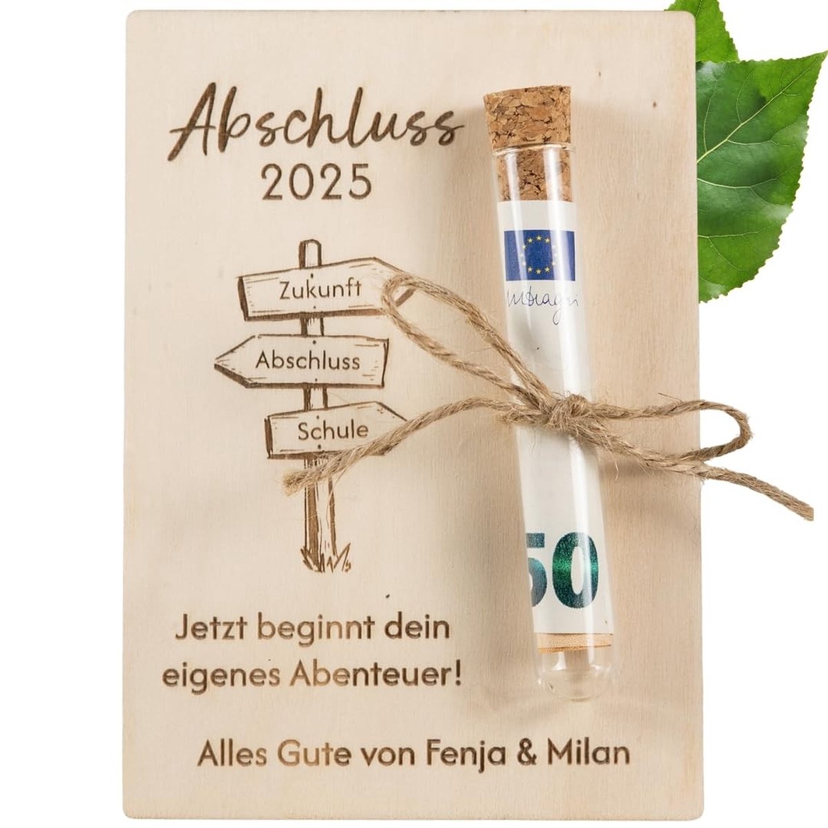 Gepersonaliseerd Geldgeschenk - Afstudeer Cadeau 2025