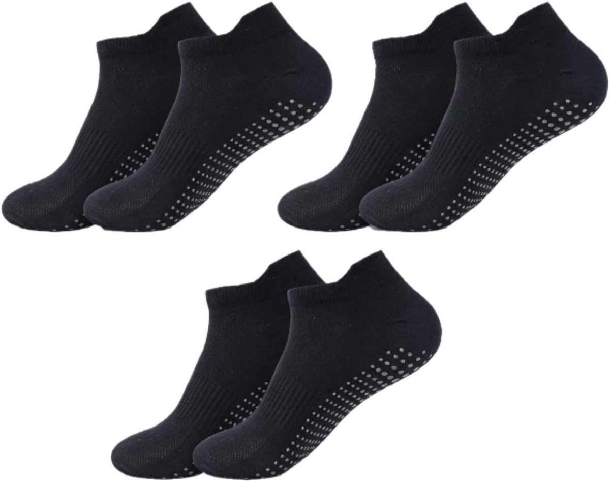 Non-Slip Sokjes voor Yoga en Pilates - Ankle Grip, Perfect voor Fitness, Dans en Martial Arts, Maat 36-41, Comfort en Stabiliteit