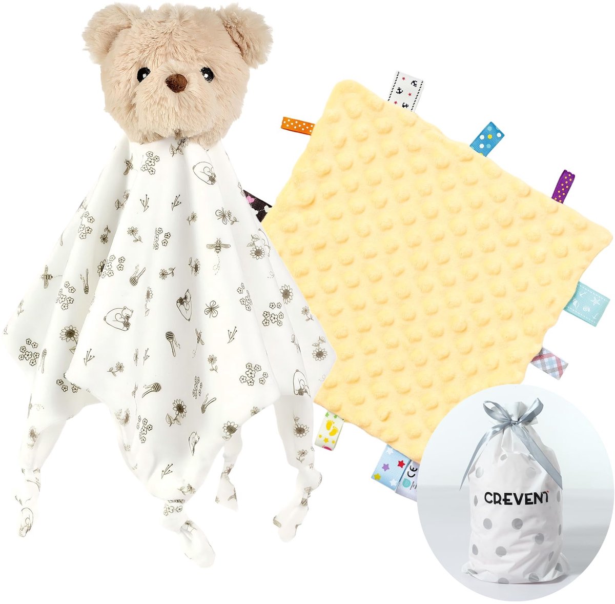Plush Baby Safety Blanket - Zacht en Comfortabel - Beer