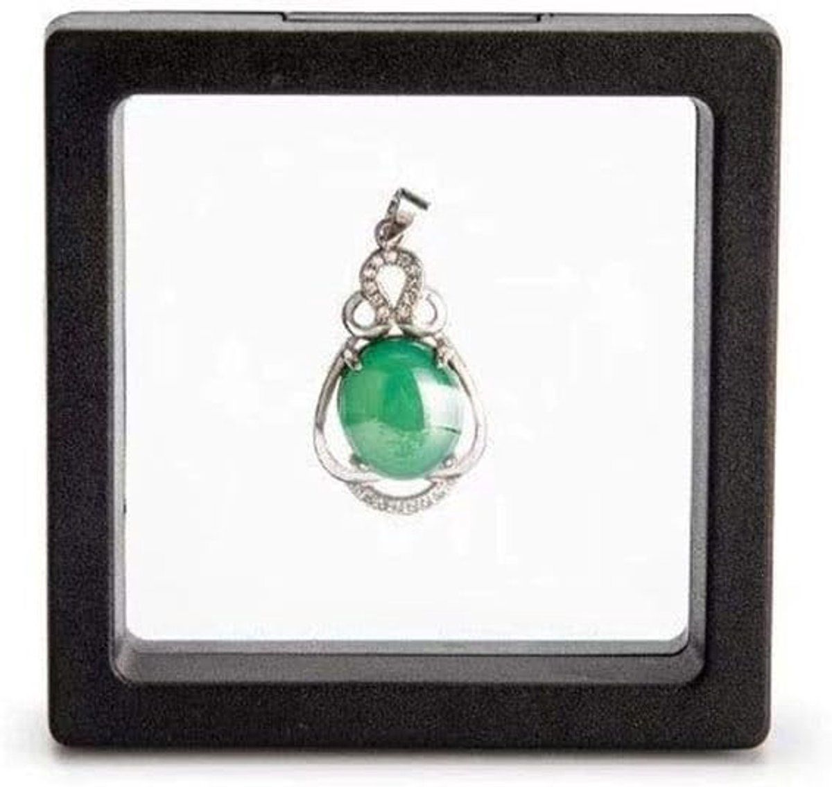 3D Floating Frame Display Houder voor Sieraden, Medailles en Antieke Voorwerpen - Set van 3 (7,1 x 7,1 cm + 8,9 x 8,9 cm + 10,9 x 10,9 cm) voor Unieke Decoratie en Bewaring