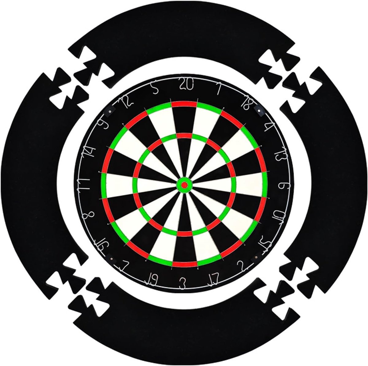 Dartbord Beschermring van EVA voor 18 Inch Dartbord - Wandbescherming, Zachte Ring, Zwart