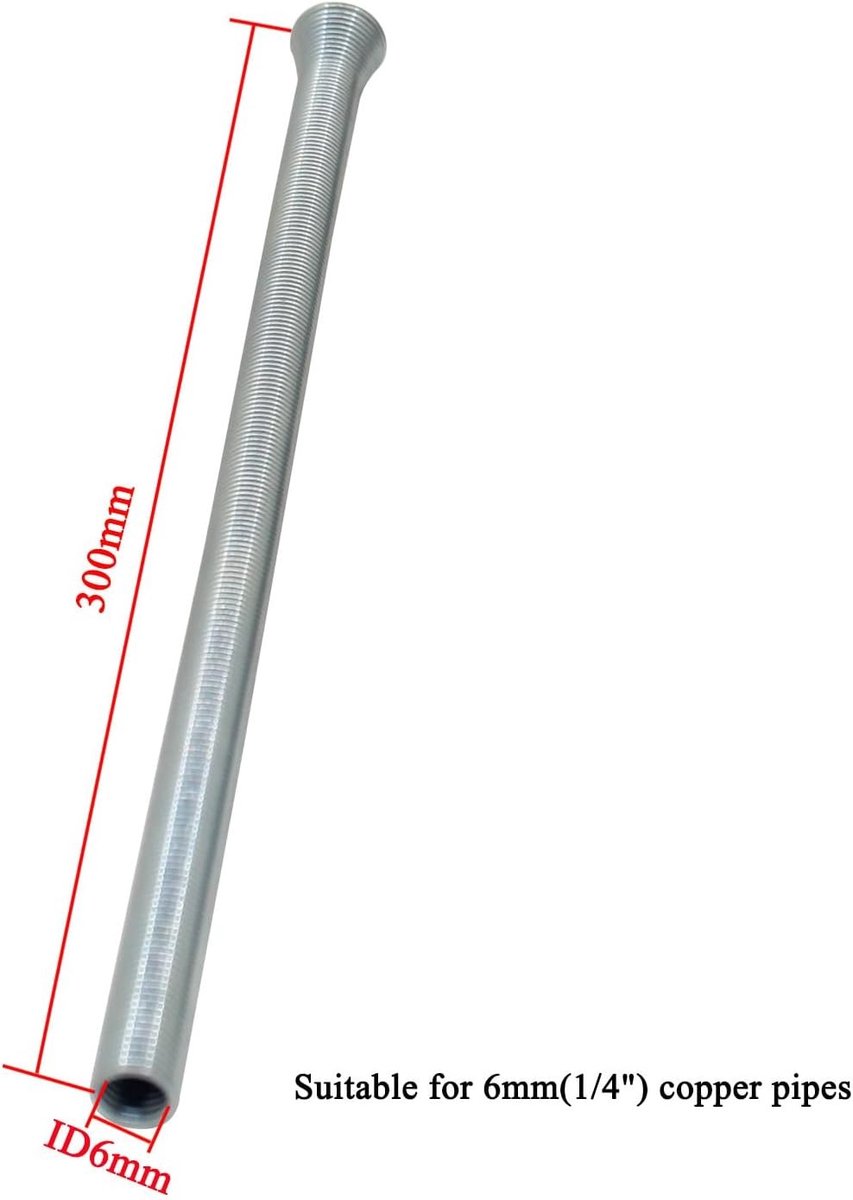 Outdoor Pex Buigveer voor PEX, PVC en Multilayer Buizen - Set van 6 Stuks (300mm) voor Koper en Koelbuizen