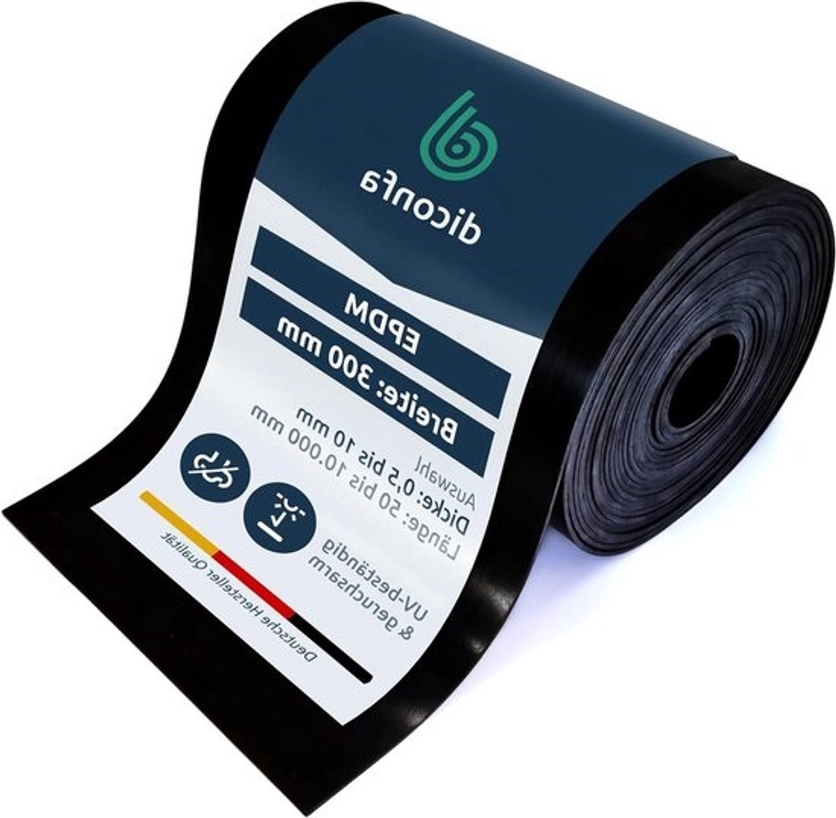 Rubberen Strips EPDM - EPDM Mat Rubber - Veelzijdig Gebruik - UV- en Weerbestendig