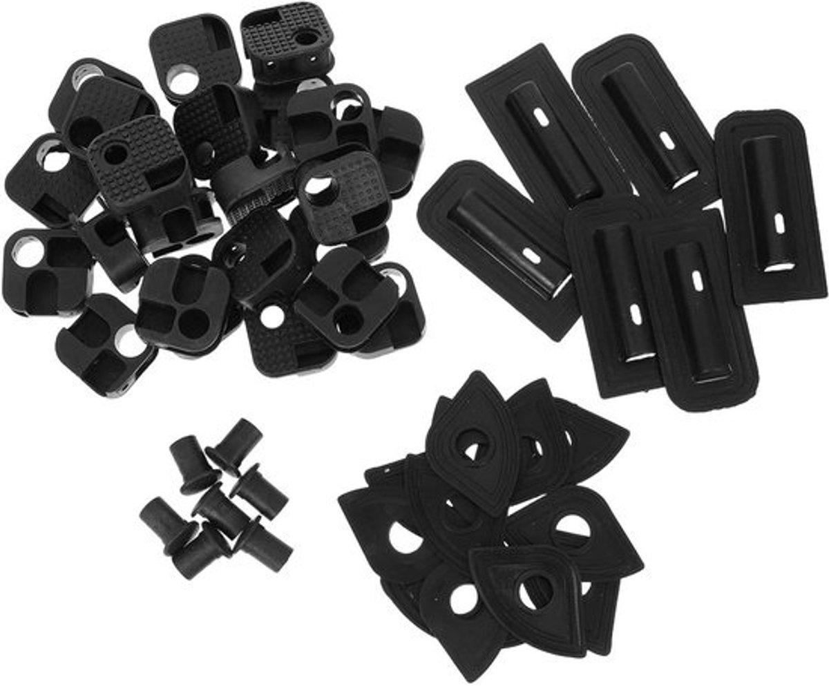 Kinder Vouwstoel Reparatieset - Stoel Onderdelen - Buiten Zitten - Antislip Bescherming - 10.00X5.00X2.00CM - Zwart